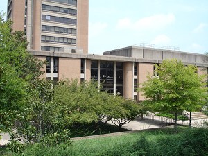 Entrance to Humanities building