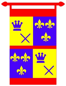 Pennant used for Middle Ages prop