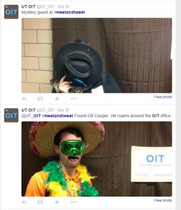 Photo booth Twitter images