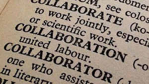collaboration dictionary image